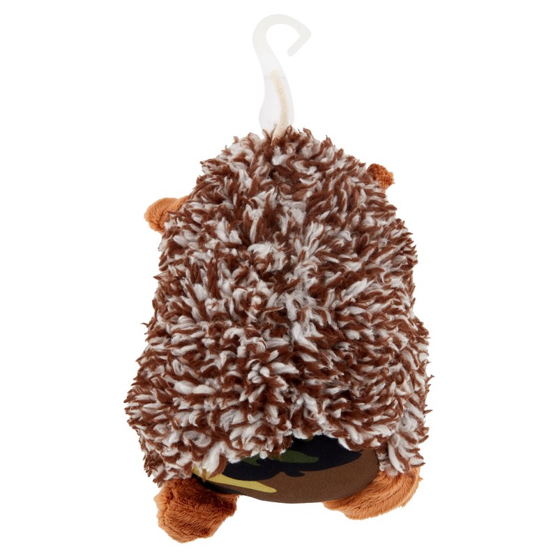 Vibrant Life Cozy Buddy Hedgehog Dog Toy Durable Plush Hedgehog