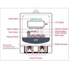DAE DEM720-1P Electric kWh Submeter, RS485, 1P2W(1 Hot wire, 1