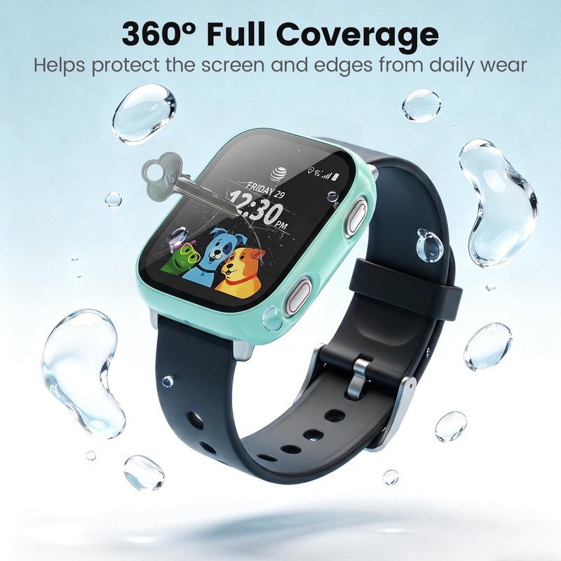 sylacor Compatible with AT&T amiGO Jr Watch 2 Screen Protector