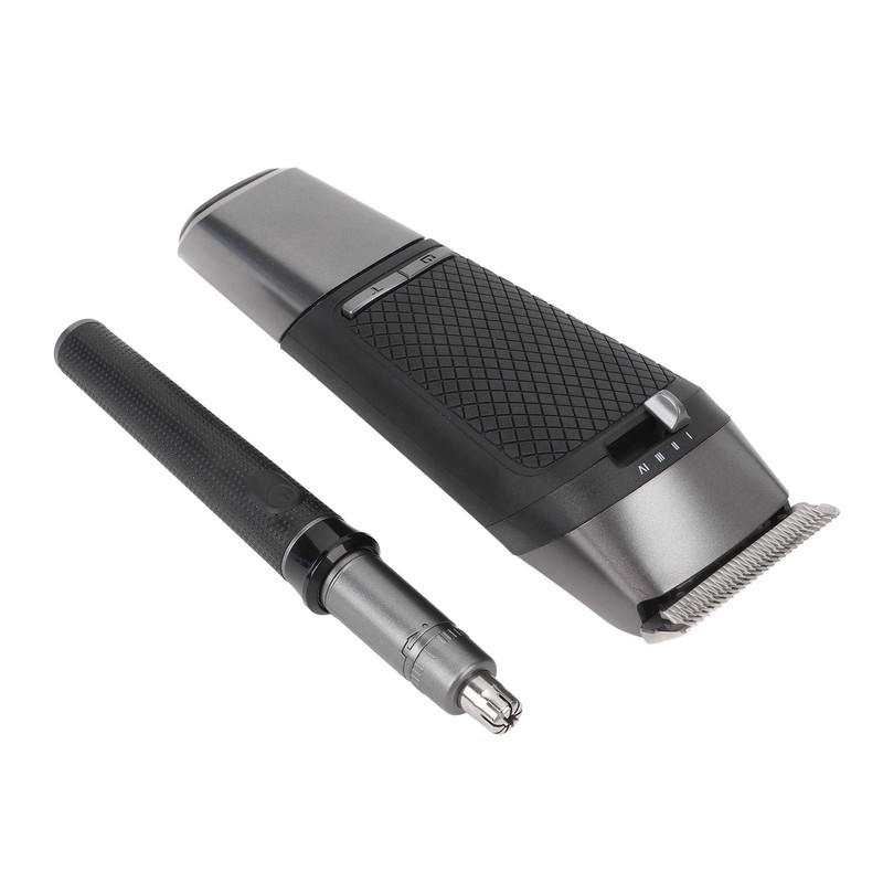 Hair Clipper Kit with Nose Trimmer LCD Display 2 Speed