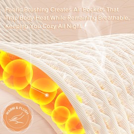 Comfort Spaces 100% Cotton Flannel Sheets Queen Size, Ultra Soft Cozy Flannel Sheet Set with 14" Elastic Pocket Fits up to 16" Mattress, Novelty Print Warm Flannel Bedding, Christmas Village 4 Piece