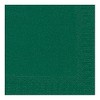 Duni Napkins 3-Ply Tissue Plain Dark Green 33 x 33