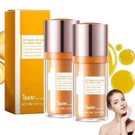 Crema Para Ojos de Papa,2Pcs Crema Contorno de Ojos con Péptidos 5D Papa Feel - Antiarrugas,Reduce Ojeras, Bolsas e Hinchazón - Gel Ocular Reafirmante 15ml,Tratamiento Anti-Edad/Reafirmante que (A, Crema Contorno de Ojos)