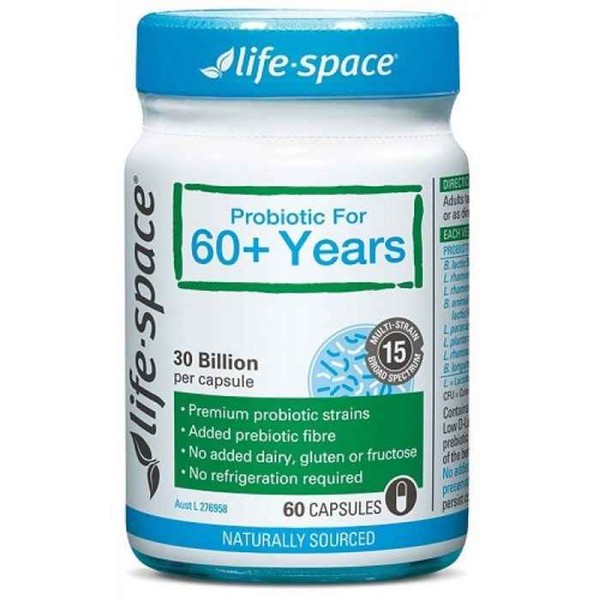 Evolution Health Pty Ltd Life Space Probiotic For 60+ Years | 60 Capsules