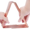 Innovative Desktop Flexible Folding Metal Bookend Book Stand Holder Organizer