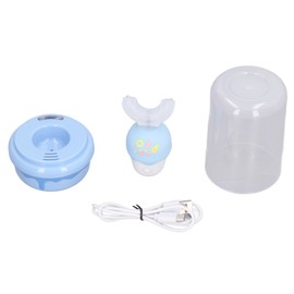 U Shaped Electric Toothbrush Smart USB Wireless Automatic Toothbrush Oral Care for Children KidsSky Blue