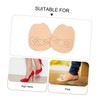 SUPVOX 2pairs Girls Forefoot Pads Nonslip Leather Half Pads Comfortable
