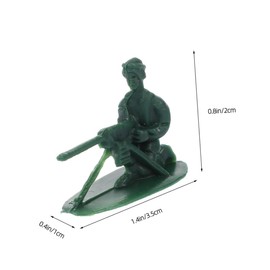 Gatuida 200pcs Mini Soldier Models Military Toys Army Men Action Figures for Boys Little Figurines Miniature Model