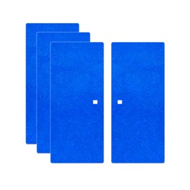 JUWEVAZU 4 Packs Air Filter 6”x14”RV Air Filters Conditioning Grille Vent Units Fit for Coleman Mach Air Conditioners Fit for RV Filter MERV 6 AC Unit Reusable Washable with Center Square Hole