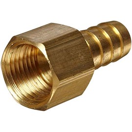 5/8" HOSE BARB X 1/2" FEMALE Brass Pipe Fitting NPT Thread Gas Fuel Water (1)