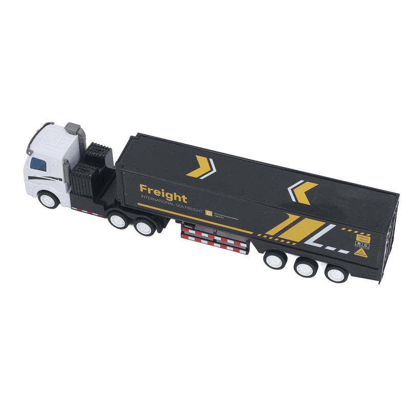 Container Truck Toy High Simulation Extended Carriage Container Trailer Model