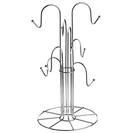 Premier Housewares 8 Cup Mug Tree - Chrome