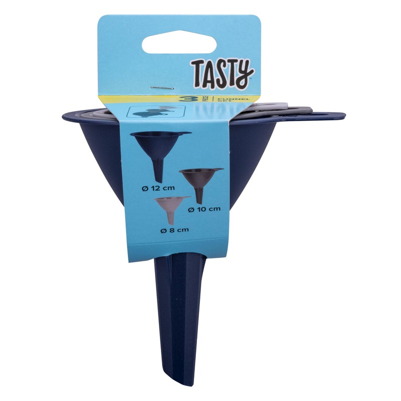 Tasty Plastic Funnel Set of 3: Precise Filling of Bottles