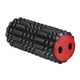 Therapy in Motion Trigger Point Muscle Foam Roller with Internal Storage Compartment - Red & Black