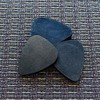Rubber Tones RUB-BLKNI-1 Black Nitrile Single Plectrum Pick