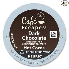 Green Mountain Caf? Escapes Dark Chocolate Hot Cocoa K-Cup 24 Pods [TWO PACKS]