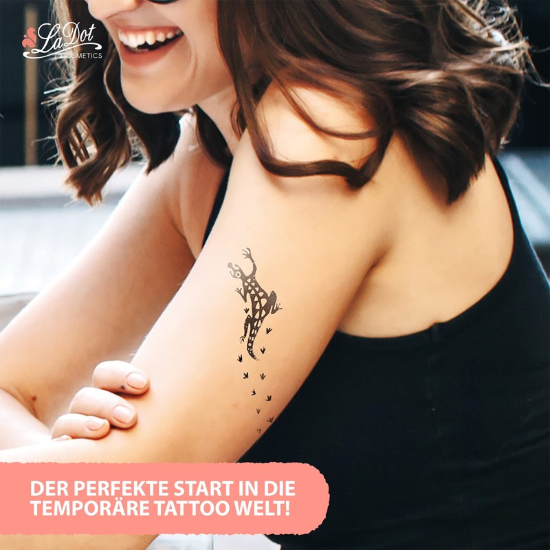 Dieter Stein Tattoo Stone Lizard