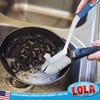 Lola Products Pro Utility All Purpose Kitchen Cleaning Brush, Durable