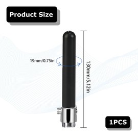 1 Piece Shower, Metal Porous Shower Woman Men, Shower for Intercourse, Enema with 5 Holes, Plug for Women Men, Shower Attachment Shower, Shower Plug