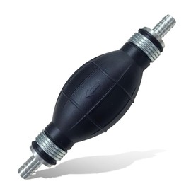 GAOLAOSY Fuel Line Hand Primer, 8mm 5/16" Bulb Type Rubber Fuel Transfer Vacuum Siphon Pump for Gas Gasoline Diesel, One Way Primer Pumps for Car Marine Motorcycle Boat (8MM)