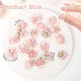 20 Pcs Puppy Hair Bows Light Pink Small Dog Hair Bows with Rubber Bands for Small Dogs Girl Cute Puppy Dog Bowknot Hairs Bow Bulk with Rubber Bands Perfect for Yorkie Shih Tzu Pomeranian and Maltese