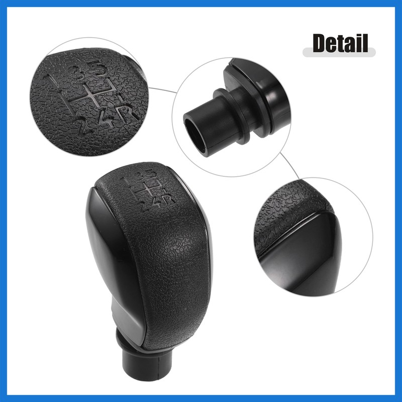 VekAuto 5 Speed Manual Gear Shift Knob Fit for Peugeot