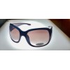 Ellen Tracy Womens Plum Plastic Rectangle Sunglass, Gradient Lens 508.