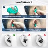 HIGAHY Waterproof Swimming Ear Plugs for Adults - 4 Pairs