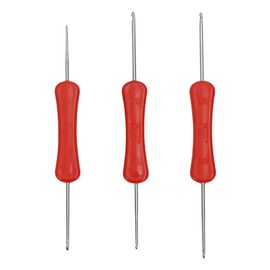 PHCOZY 3 Pieces Knitting Needles Portable Braid Craft Double Heads Sewing Accessories Women for Using Weaving Tools for Sweater Clothing Scarf Bag