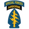 US Army - Special Forces Airborne Patch Decal - 3.5