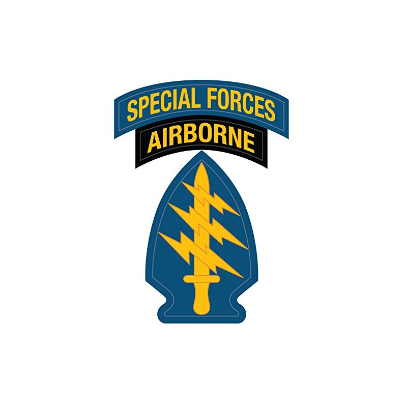US Army - Special Forces Airborne Patch Decal - 3.5