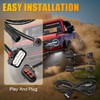 MSIZOY Front Bumper LED Fog Light Compatible With For Ford