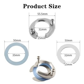 FZLANQ 1 PCS Faucet Fixing Nut Kit Durable Tap Fixing Bolt Single Hole Faucet Fixing Piece Tap Fixing Fitting Kit Faucet Fixing Tool for Kitchen