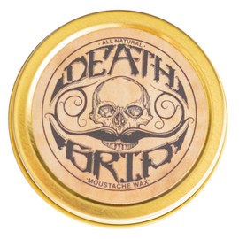 Brown Death Grip Mustache Wax™ - All Natural (1 oz)