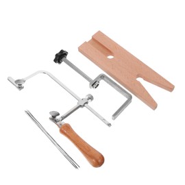 ABOOFAN 1 Set Jeweler Saw Set with Frame and Blades Ergonomic Handle Precision Cutting Tool Kit for Woodworking Metal and Jewelry Making