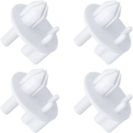 Ultra Durable 241993101 Refrigerator Crisper Cover Support Replacement Part by BlueStars - Exact Fit for Frigidaire & Kenmore Refrigerators - Replaces AP4427109 1513082 240423701 7241993101 - PACK OF 4