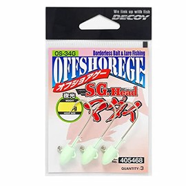 Decoy OS-34G SG Head Red Snapper Glow Color #3/0-11g
