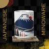LOVE LOVE JAPAN Japanese Tea Cups Sushi-Yunomi Mino Ware With
