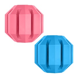 KONG Puppy Activity Ball - Soft & Durable Natural Puppy Rubber Dog Toy - Chew Toy for Teething Puppies - Eases Aching Teeth & Gums - for Small Puppies - Randomly Provided Color