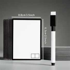 100 Pcs Reusable Dry Erase Cards for MTG Tokens with Markers & Random Stickers & Random Hard-Shell Card Case for MTG, PTCG and Other TCGs, Dragon Theme Proxy DIY Blank Cards for Games Accessories.