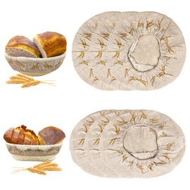 SNAIL GARDEN 6 Pcs Bread Proofing Basket Cloth Liner