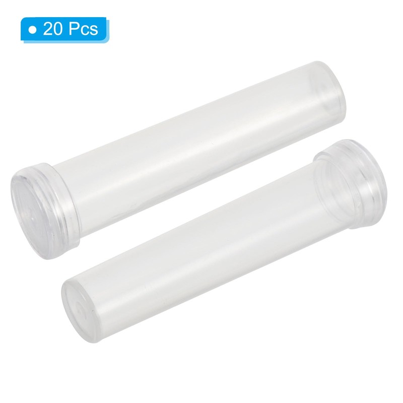 PATIKIL Set of 20 Plants Flowers Arrangement Plastic Bottles 0.6"
