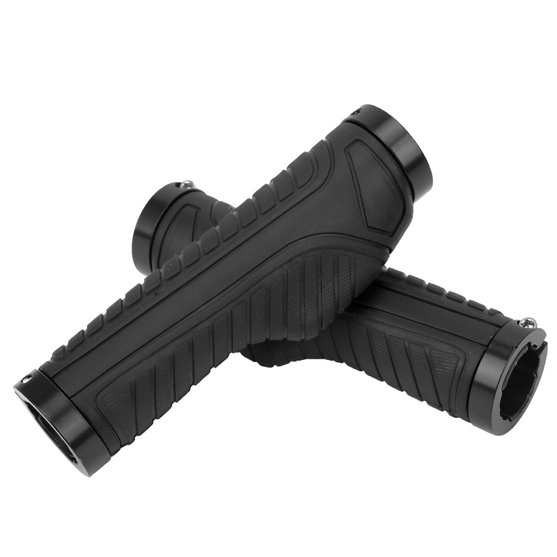 Mountain Bike Soft Handlebar Grips Bicycle Double Lock AntiSlip Rubber