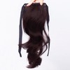 12 Inch Short Layered Wavy Pony Tail Hair Extensions Tie