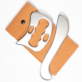 NCCYOOT gua sha tool gua sha stainless steel iastm tool Gussha massage tool muscle scraping tool for Soft Tissue Therapy and Reduce Arms,Back, Legs, Neck,Shoulder Muscle Pain(shexiangeshan)