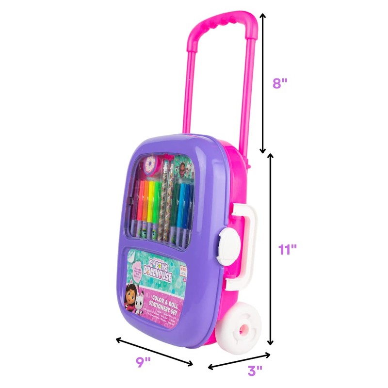 Innovative Designs Gabby’s Dollhouse Color and Roll Activity Set with