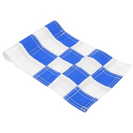 Gigicial Golf Flags, Practice Putting Green Flag Golf Pole Pin Flagpole Golf Hole Cup Nylon Golf, Backyard Practice Putting Green Flags Flagsticks (Blue Plaid)