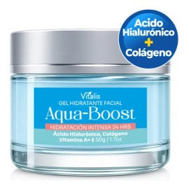 Gel Hidratante Facial Ácido Hialurónico Vitalis Aqua Boost Todo Tipo De Piel Día/noche