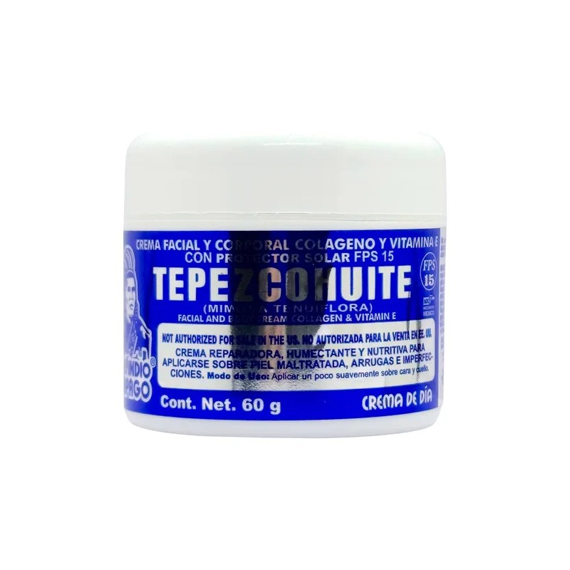 Crema De Tepezcohuite De Día 60 Grs Con Fps15