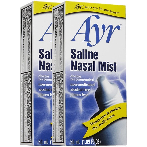 AYR Saline Nasal Mist, 2 pk